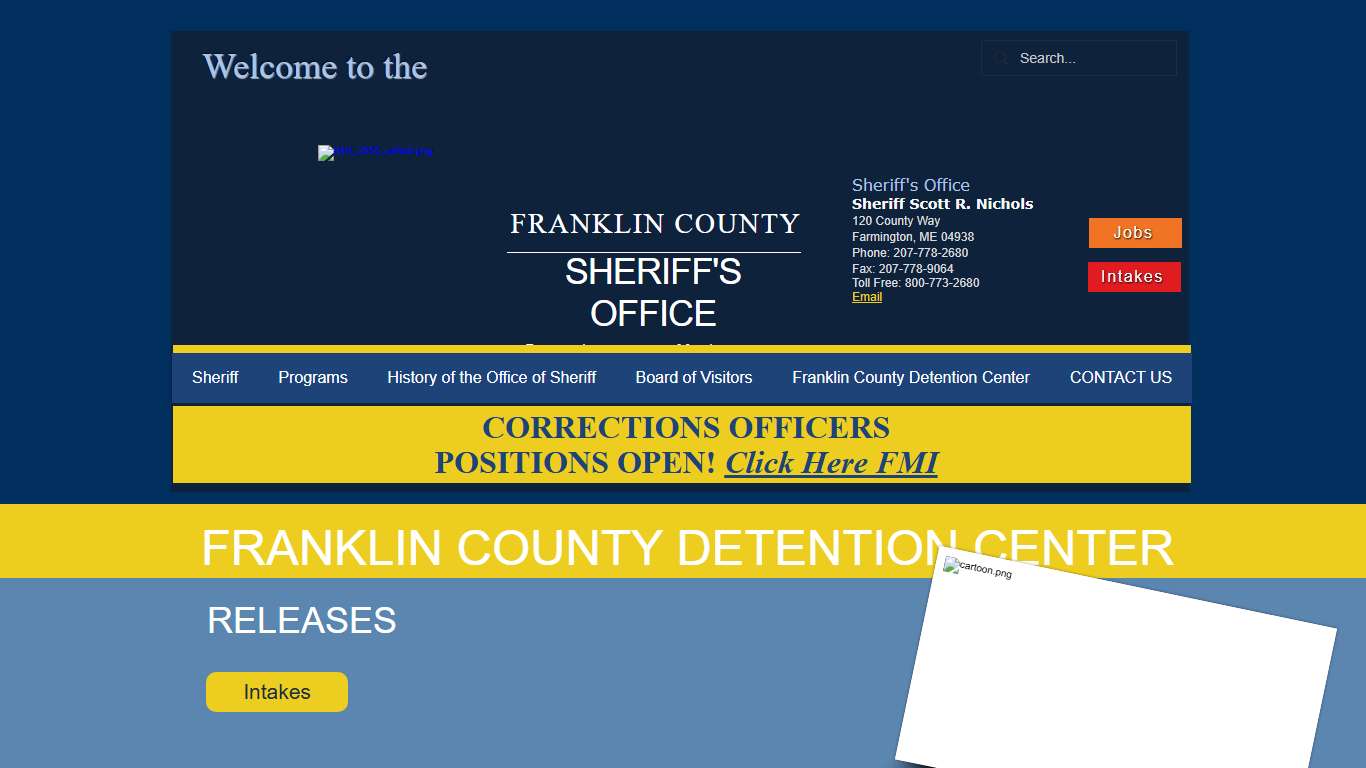 ALL RELEASES | franklincountyme-gov
